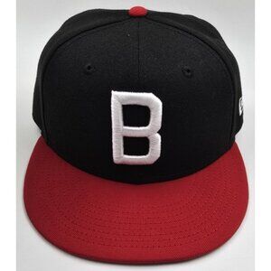 Birmingham Barons Milb Baseball Block B New Era Official On-Field Cap Hat 7 1/8